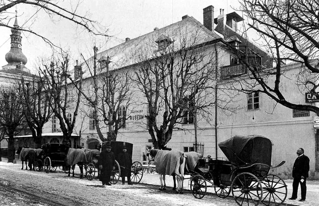 Das Redoutengebäude in Baden bei Wien um 1900